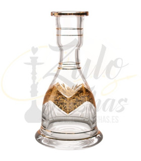Imágenes de base de cristal de bohemia para shishas baratas