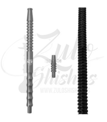 Imágenes de mangueras de silicona para cachimbas SUPER HOSE TWIST SILVER