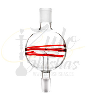 Imágenes de recolector de melazas para shishas fabricado en cristal KAYA SHISHAS T-SHAPE