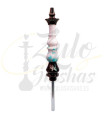 NAYB Hookah - White and Turqueise