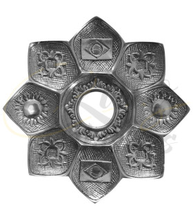 Imágenes de platos para cachimbas Amazon Evolution Tray Silver Plateado