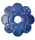 Imágenes de platos AMAZON EXTREME BLUE AZUL para cachimbas BRASILEÑOS