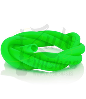 Imágenes de manguera de silicona para cachimbas KS Original Green