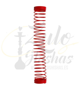 Imágenes de muelle de manguera para cachimbas COLD SMOKE EN COLOR ROJO