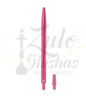 Imágenes de boquilla mouth piece completa en set para cachimbas rosa DUD SHISHAS