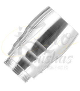 Imágenes de conector para cachimbas ALADIN MVP original ACERO INOXIDABLE
