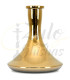 Imágenes de HW Steck-Bowl Gold bases para cachimbas rusas doradas