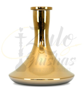 Imágenes de HW Steck-Bowl Gold bases para cachimbas rusas doradas