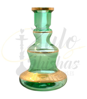 Imágenes de base de bohemia para cachimbas KAYA SHISHAS SUEDE GREEN VERDE - LAS MSAS BARATAS