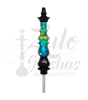 NAYB Hookah - Gold and Turquoise