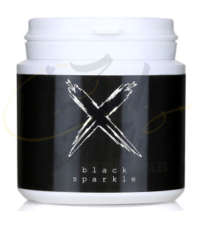 Imágenes de colorante en polvo para cachimbas XSchischa Black Sparkle 50grs NEGRO METALIZADO