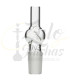 Imágenes de adaptador y conector de cristal para cachimbas 18/8 mangueras de silicona y conectores de CRISTAL