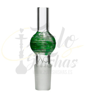 Imágenes de conector de cristal para cachimbas y shishas AO TIGER 18/8