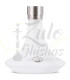Imágenes de base Steamulation para cachimbas original con cierre click por imán STEAMULATION PRIME WHITE BLANCA