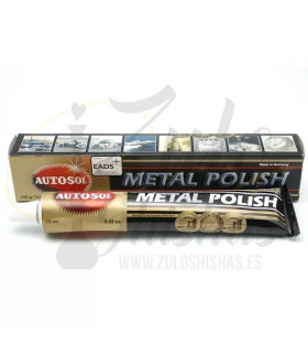 Imágenes de pulimento manual para cachimbas Metal Polish, restaurador de metales para cachimbas y shishas tradicionales.