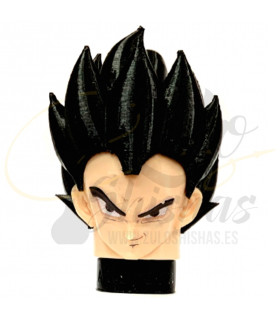 Imágenes de cabeza de Vegeta boquilla 3D accion comprar online para shishas personal