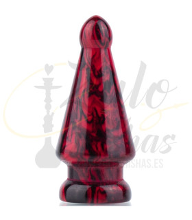 Imágenes de tapón para cazoletas Phunnel en color rojo, ideal para preparar cazoletas fabricado en RESINA