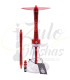 Imágenes de cachimba de resina y aluminio Chameleon Hookah color RED o ROJO