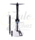 Imágenes de cachimba Chameleon Hookah Crazy Black en color Negra fabricada en Aluminio y Resina