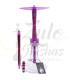 Imágenes de cachimba de resina española Chameleon Hookah morada lila purple - Modelo Chameleon Crazy