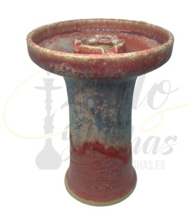 Imágenes de Alpaca Bowl Rook Pink over Turquoise · Rosa y Celeste