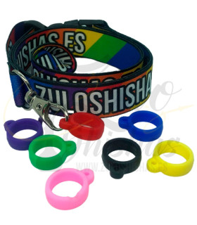 Imágenes de colgante para vapeadores Pods desechables o Reutilizables Hyppe Plus Zulo Shishas cuerda para el cuello 