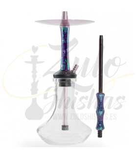 Imágenes de cachimba Diabla Hookah Kharma Mini en color AZUL (Blue)