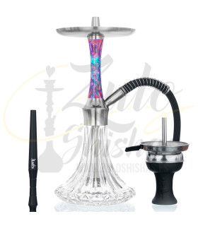 Imágenes de cachimba Epox 360 Aladin Purple Dream Pattern en color morado fabricadas en Resina