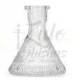 Ocean Hookah Cone Small Million Cut · Clear