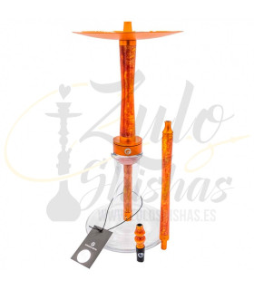 Imágenes de cachimba Chameleon Crazy Orange en color naranja comprar nuevos modelos y colores de shisha