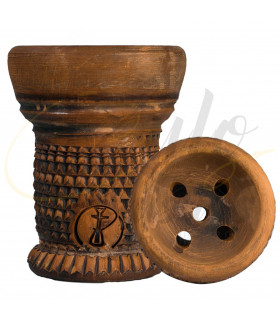Imágenes de cazoleta HC Wild Flaky ideal para fumar con Kaloud Lotus fabricada por Hispacachimba