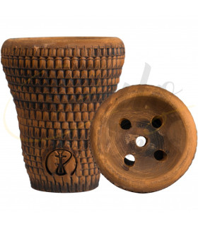 Imágenes de nuevas cazoletas tradicionales para cachimbas HC Wild Java ideal para fumar con Kaloud Lotus