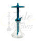 Imágenes de cachimba Mr Shisha Mini Khalifa Blue Metallic azul metalizado nuevo modelo de cachimba