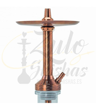 Imágenes de nueva cachimba Mr Shisha Mini Khalifa Bronce Rose Gold
