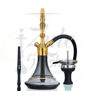 Imágenes de cachimba Aladin MVP 360 Gold Ring Black comprar online color dorada y negra