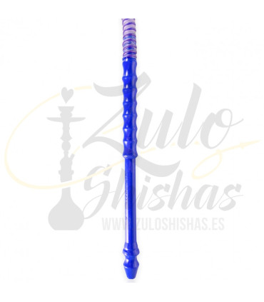 Imágenes de nueva manguera para cachimbas Helium Blazar Flex en color AZUL