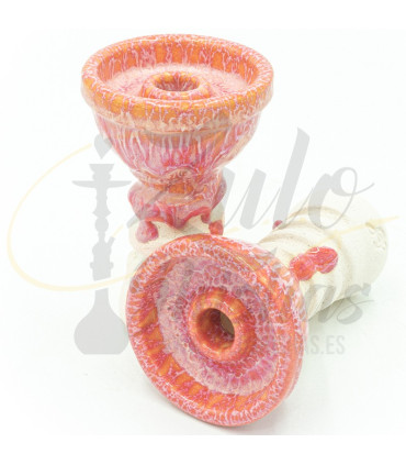 Imágenes de cazoleta para cachimbas Helium Small SE Flamingo Melted Edición Limitada