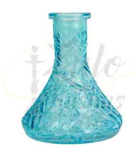Imágenes de base para cachimbas mini rusa Cold Smoke Tilled en color Turquesa (Sea Blue)
