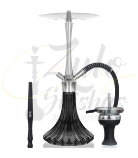 Imágenes de nuevas cachimbas Aladin A46 en color Negra fabricada en Acero Inoxidable