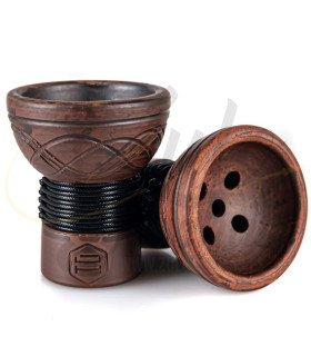 Imágenes de cazoleta Japona Turkish Black en color Negro ideal para cachimbas y shishas.