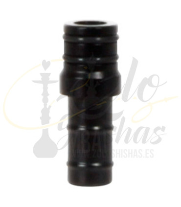 Imágenes de cachimba Helium Nebula Nano Dark Black con diseño de Cascada