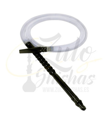 Imágenes de cachimba Helium Nebula Nano Dark Black con diseño de Cascada