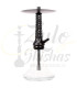 Imágenes de cachimba Helium Nebula Nano Dark Black con diseño de Cascada