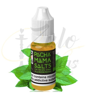 Imágenes de líquido sales de nicotina para vapear Pachamama Mint Leaf sabor a Menta