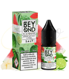 Imágenes de Sales de Nicotina Beyond sabor Sour Melon Surge 10mg 10ml ideal para Pods Recargables REpuestos y Recambios