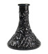 Imágenes de nueva base para cachimbas de estilo ruso Cold Smoke Tilled XL Black en color NEGRO