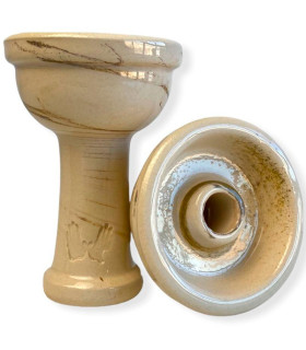 Imágenes de cazoleta para cachimbas Mud Bowl efecto mármol modelo ILOVE
