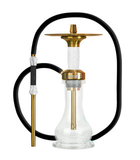 Imágenes de nuevas cachimbas DMNT Alkimia Premium Gold White con Maleta de Transporte