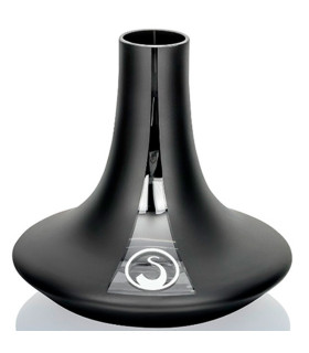 Imágenes de bases para cachimbas originales Steamulation Prime Pro X Black Matt en color NEGRO MATE