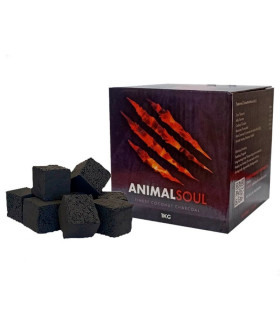 Imágenes de carbón de 1Kg fabricado por Animalesys y Cocosoul; AnimalSoul en formato 26mm